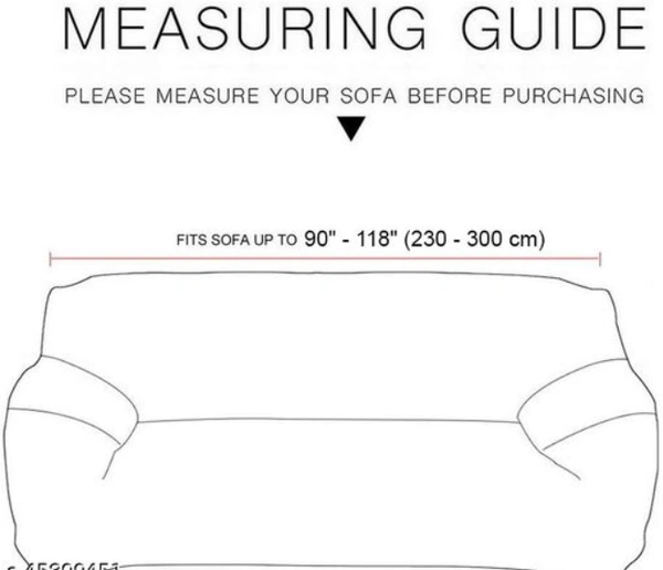 Universal Single Seater Sofa Cover Big Elasticity Cover for Couch Flexible Stretch Polyster Sofa Slipcover (Single Seater,Grey Diamond) - Grey, Polyster, Elastic, Multipack Of 1